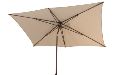 4 Seasons Azzurro Parasol 2x3m Wenge Frame - Beach